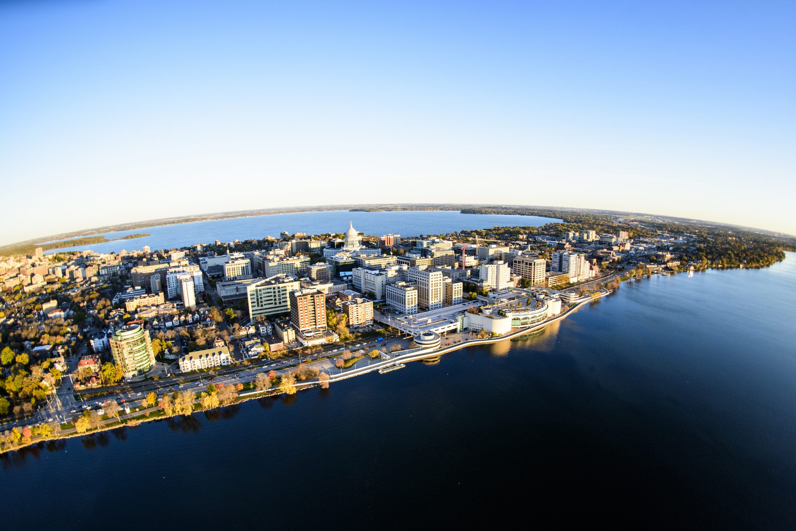 Aerial photo of Madison